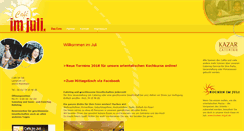 Desktop Screenshot of cafe-imjuli.de